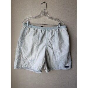 Patagonia Baggies Shorts Men’s Large Blue Mesh Lined Netplus Shells Stretch GUC